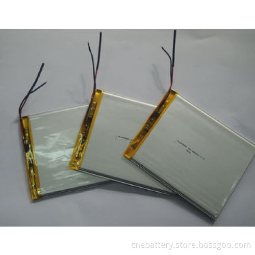 Smart PL4676100P Lithium Polymer Battery, 3.7V, 4,000mAh Capacity for Tablets, Solar LED Lamps